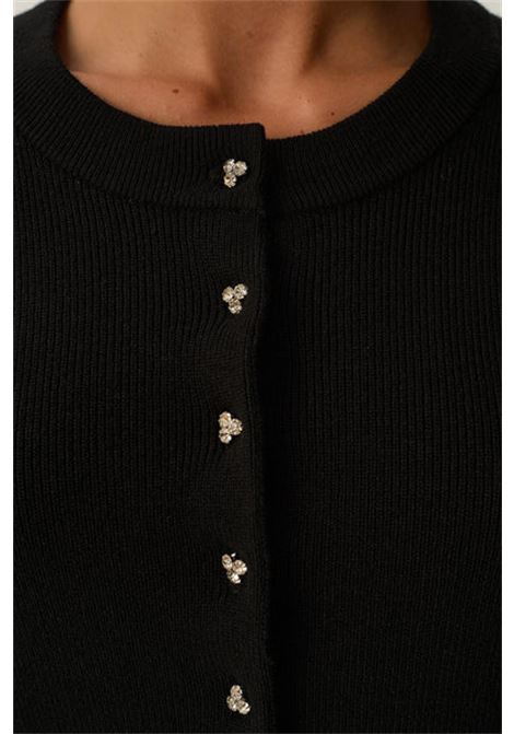 Des Petits Hauts Clark Noir Cotton-Blend Cardigan Des Petits Hauts |  | 1H250015NOIR
